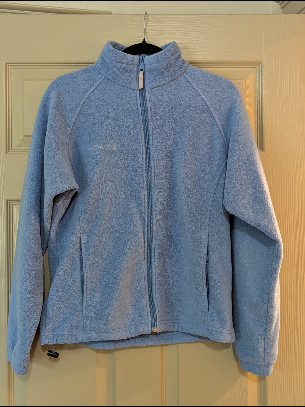Columbia Light Blue Full-Zip Fleece Jacket